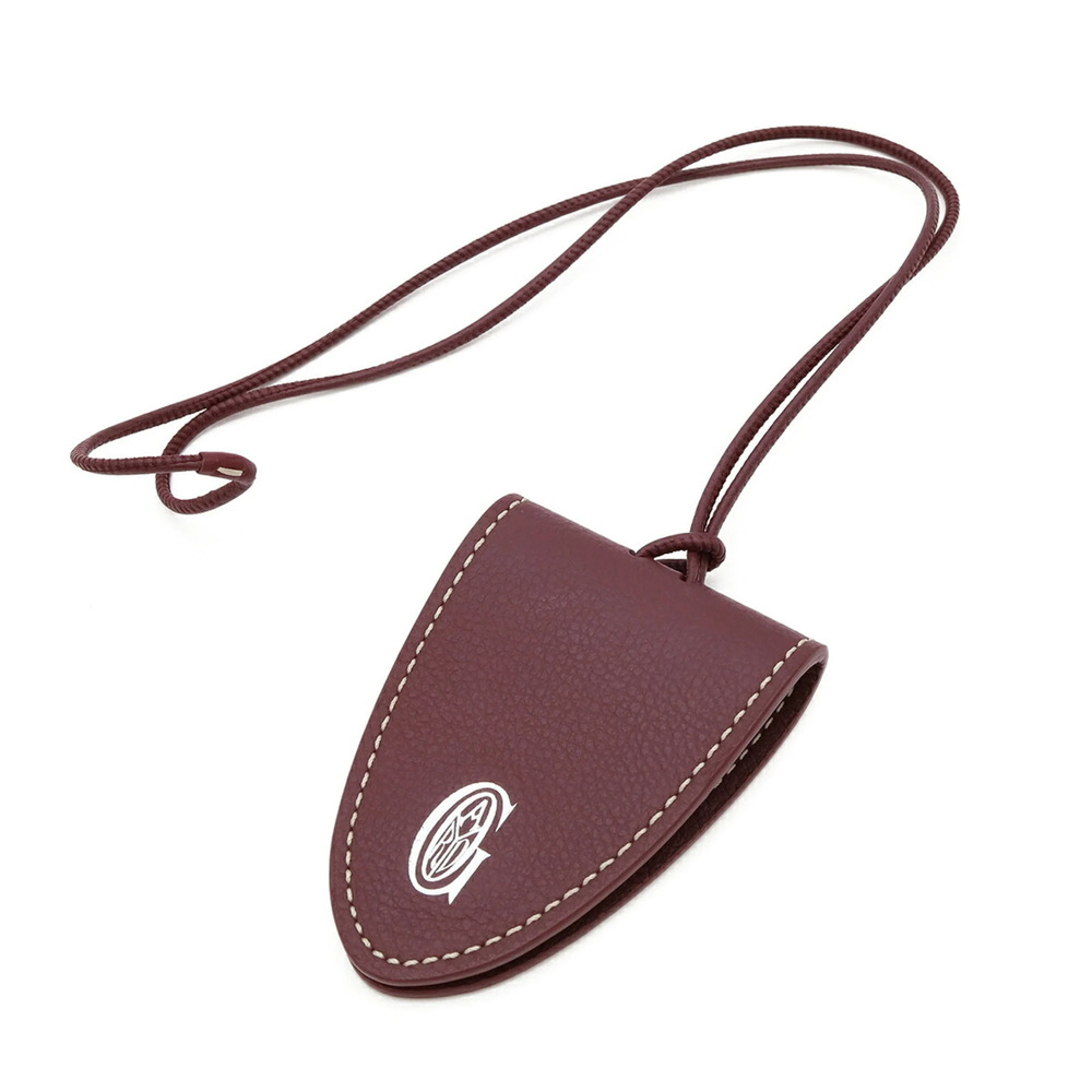 GOYARD Goyard Black Universal Handbag Clip Charm, Chevroche Calfskin Leather,...